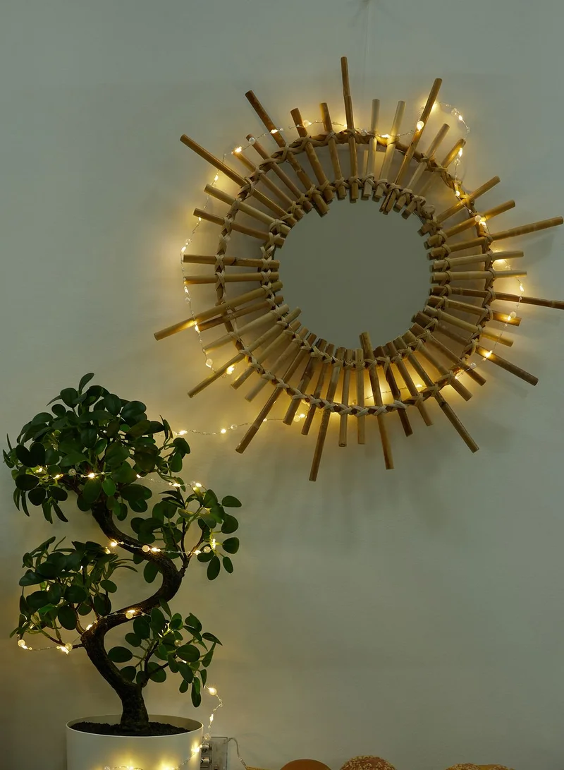 Talking Tables Botanical Mistletoe Bead String Lights 3M 60L