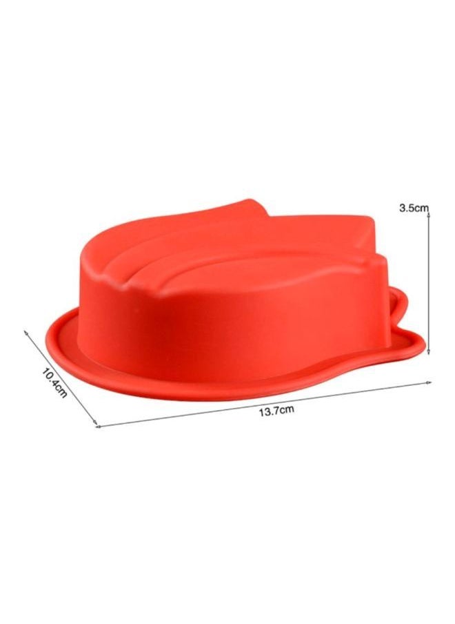 NIBEMINENT - Silicone Baking Mold Red 13.7x3.4x10.5cm - Image 1