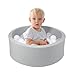 WINTECY Small Memory Foam Ball Pit for Kids Soft Ball Pool Round Ball Pit for Toddlers PlayBalls are NOT Included - Image 4