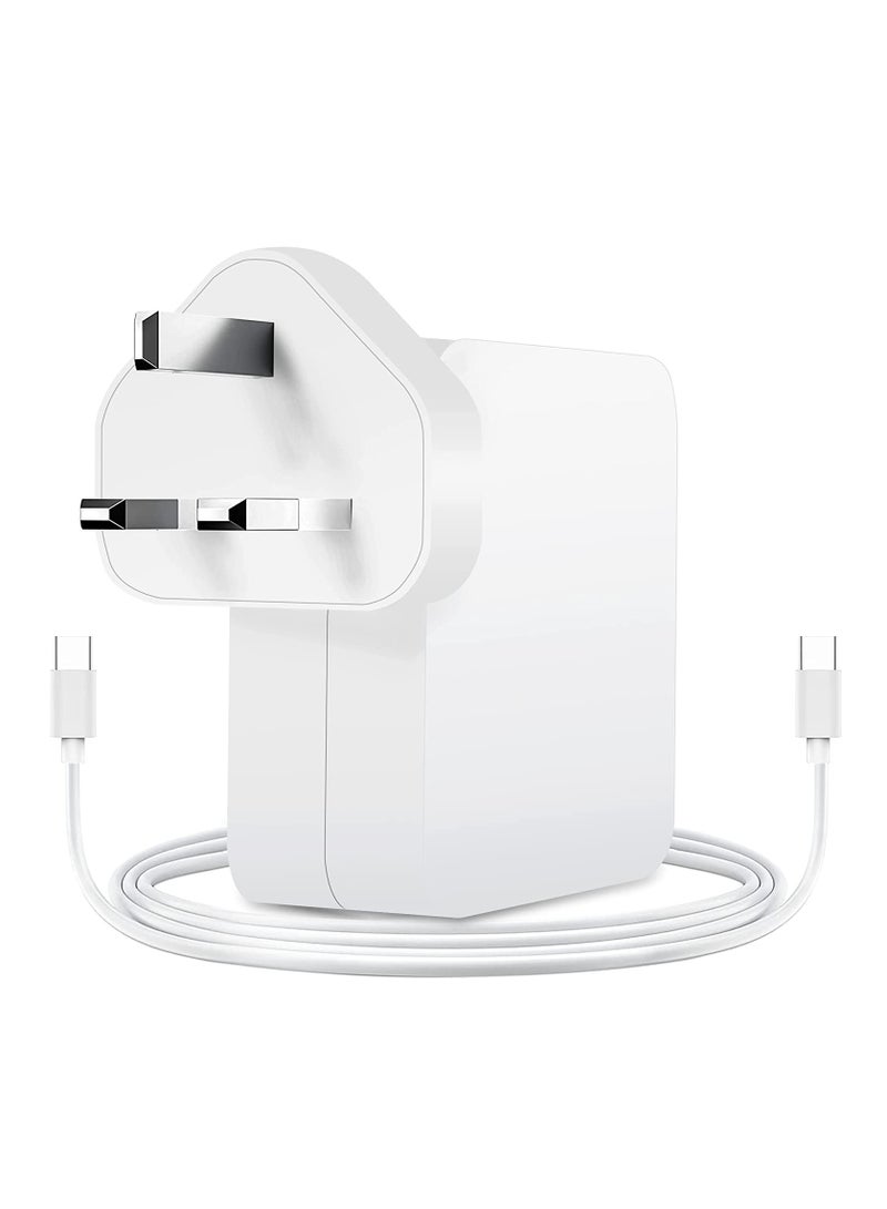 61W USB C Power Adapter Replacement Charger for MacBook Pro 14 13 12 inch After 2016 MacBook Air 2018 2019 2020 with 6.6Ft Type C Charge Cable - Image 2