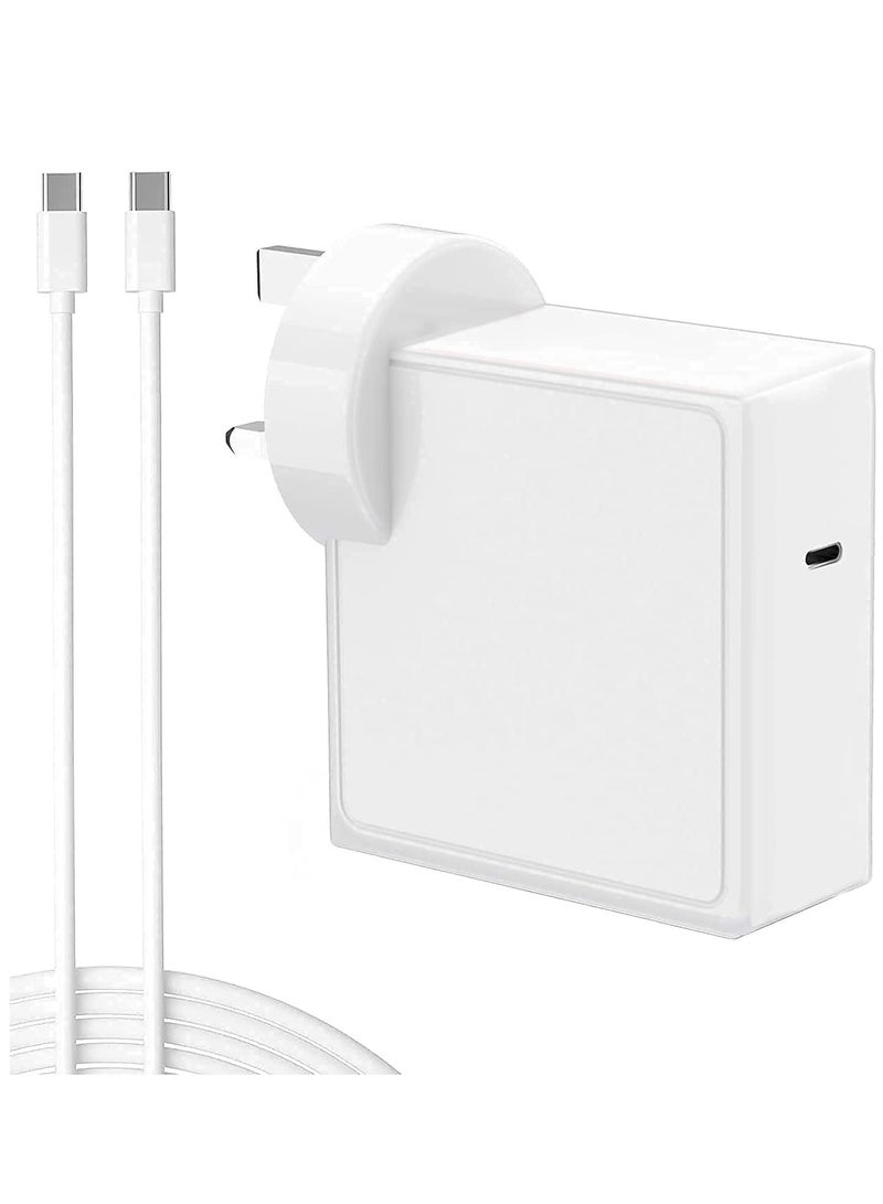 61W USB C Power Adapter Replacement Charger for MacBook Pro 14 13 12 inch After 2016 MacBook Air 2018 2019 2020 with 6.6Ft Type C Charge Cable - Image 3