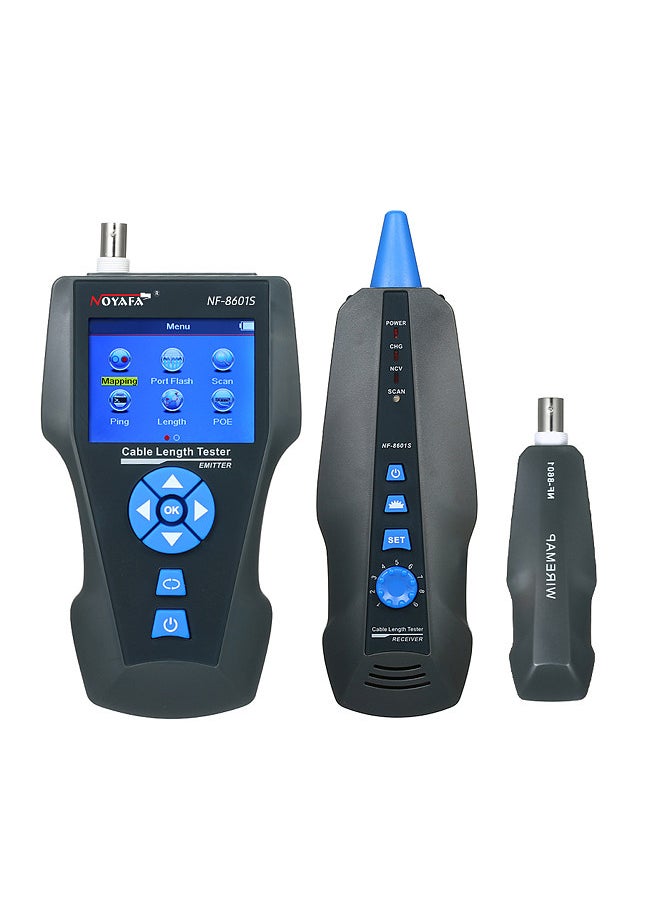 NOYAFA Telephone Wire Tracker Electrical Line Finding Testing Cable Tester Handheld Line Finder Cable Detector Wire Measuring Instrument for Network Maintenance Collation  - Image 1