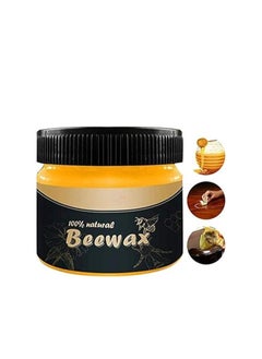 Wood Seasoning Beewax, Multipurpose Beeswax Wood Cleaner and Polish, Traditional Beewax Polish for Wood & Furniture, Natural Beeswax Wood Wax