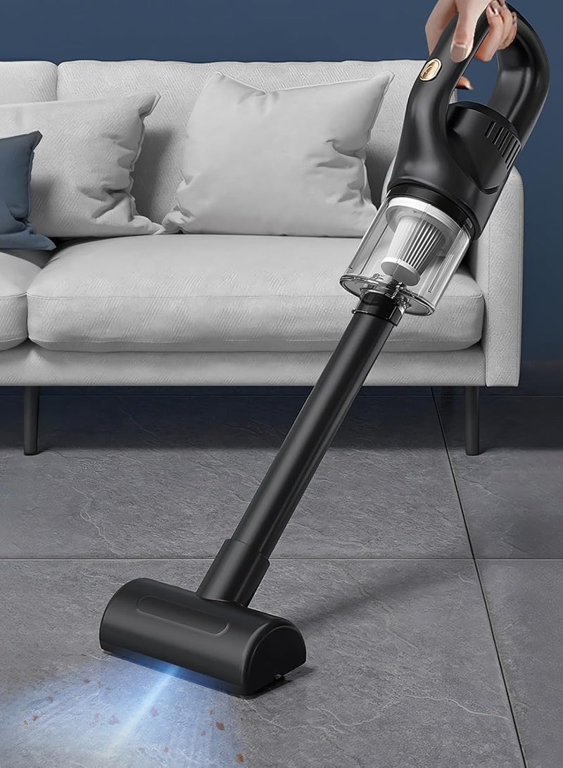 Handheld Cordless Car Vacuum Cleaner - 7500PA Powerful Suction, Lightweight Portable Design, Long-Lasting Battery & LED Light for Home, Office & Auto Cleaning - Image 4