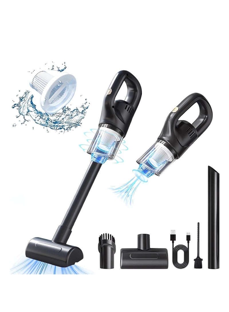 Handheld Cordless Car Vacuum Cleaner - 7500PA Powerful Suction, Lightweight Portable Design, Long-Lasting Battery & LED Light for Home, Office & Auto Cleaning - Image 2