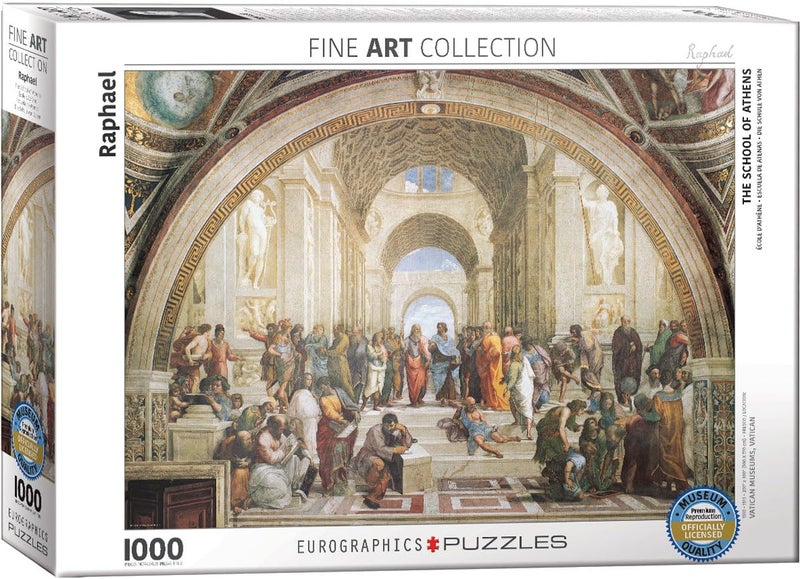 EuroGraphics School of Athens by Raphael 1000 Piece Puzzle - Image 3