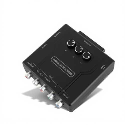 Ashata RGBS VGA SCART to YPBPR Component Converter Converter for for for N64 for for for MD for Converter Supports 480i 480p 576i 576p 720p 1080i - Image 1