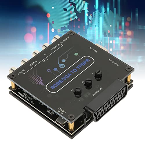 Ashata RGBS VGA SCART to YPBPR Component Converter Converter for for for N64 for for for MD for Converter Supports 480i 480p 576i 576p 720p 1080i - Image 3