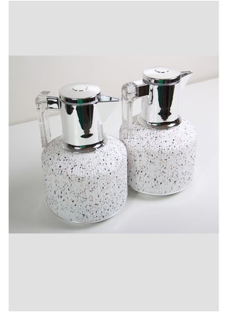 Dotted white-silver