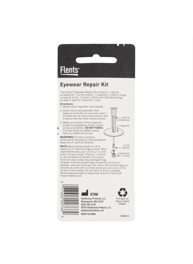 Flents Eyewear Eye Glasses Repair kit, with Magnifying Glass - Image 4