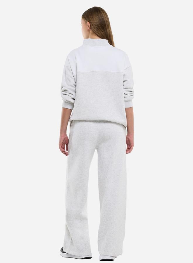 victor and jane Grey Printed Sweatshirt and Joggers Co-Ords - 100% Cotton - Image 2