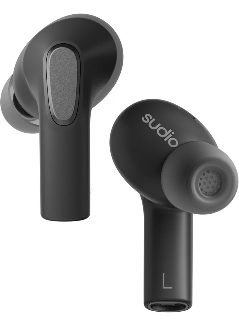 Sudio E3 White, In-Ear, True Wireless, Splash Proof, IPX4, Bluetooth v5.3, USB-C, 6 Hours Playtime - Image 1