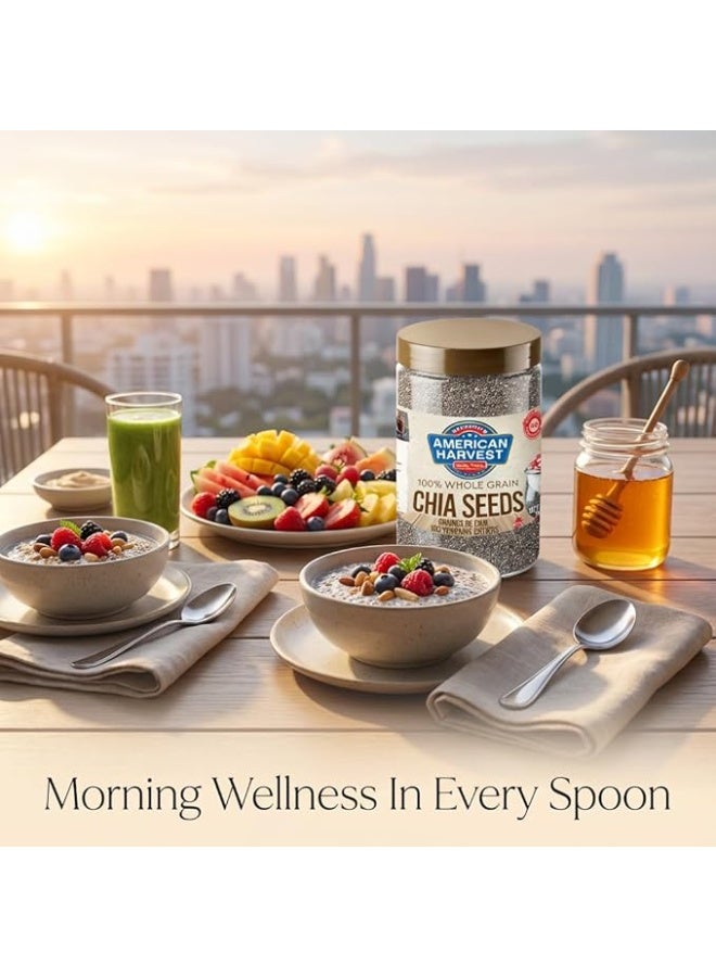 American Harvest Chia Seeds 1kg Jar | Raw Whole Chia Seeds | Gluten Free Superfood - Image 4