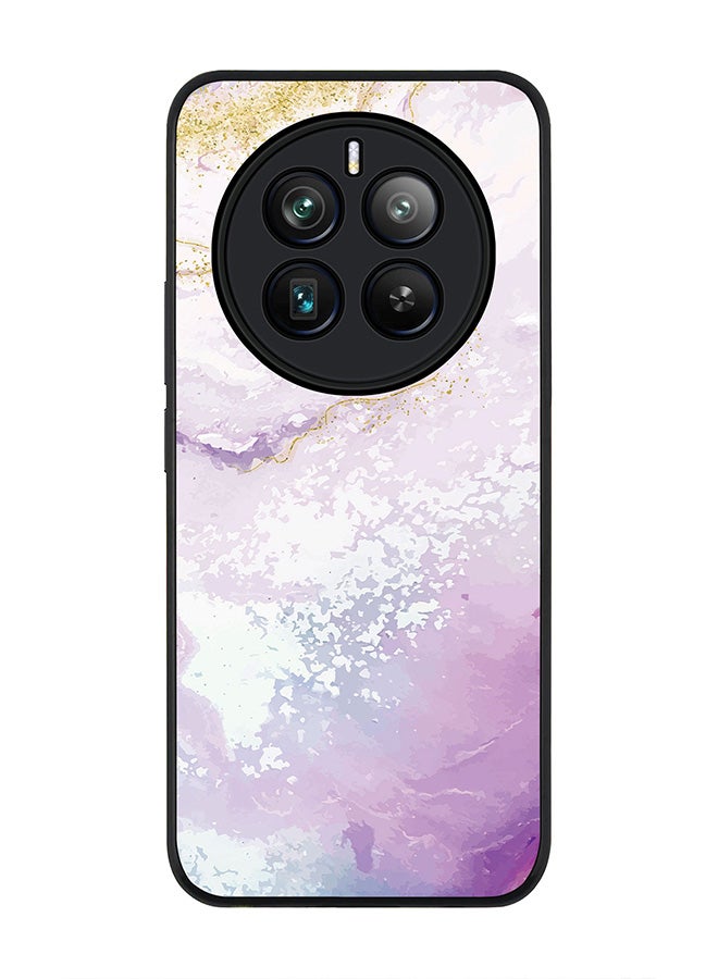 Stylizedd حافظة حواف سوداء متينة لهاتف Realme 12 Pro / Realme 12 Pro Plus 5G، حافظة ناعمة رفيعة مرنة من TPU جل - طباعة رخامية بحرية - Image 1