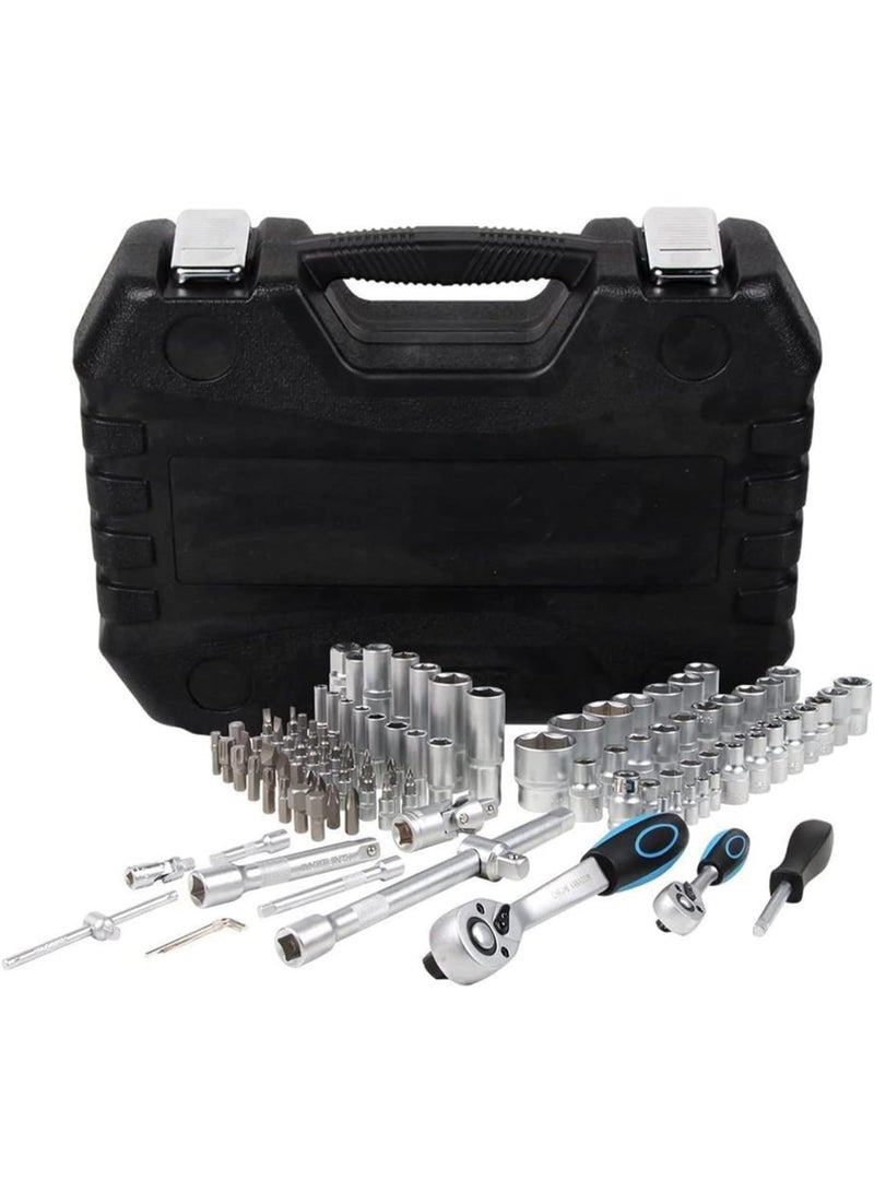 GGOOT Automotive Box Set Ratchet Wrench Spanner Socket Combination Car Repair Tool Kits Hardware Hand Tools - Image 2