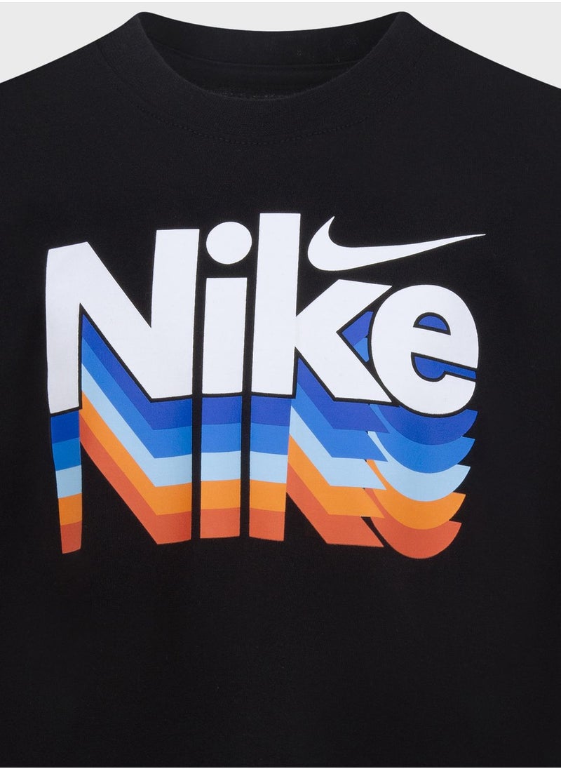 Nike - Kids Retro Fader T-Shirt - Image 1