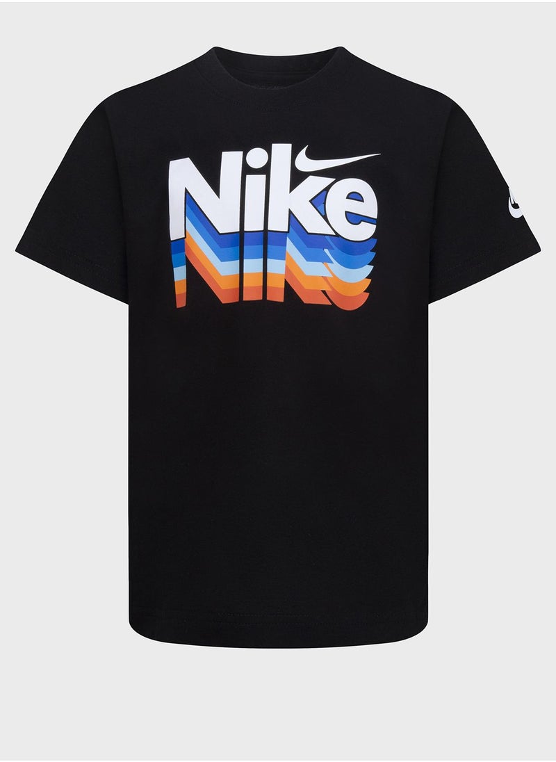Nike - Kids Retro Fader T-Shirt - Image 1