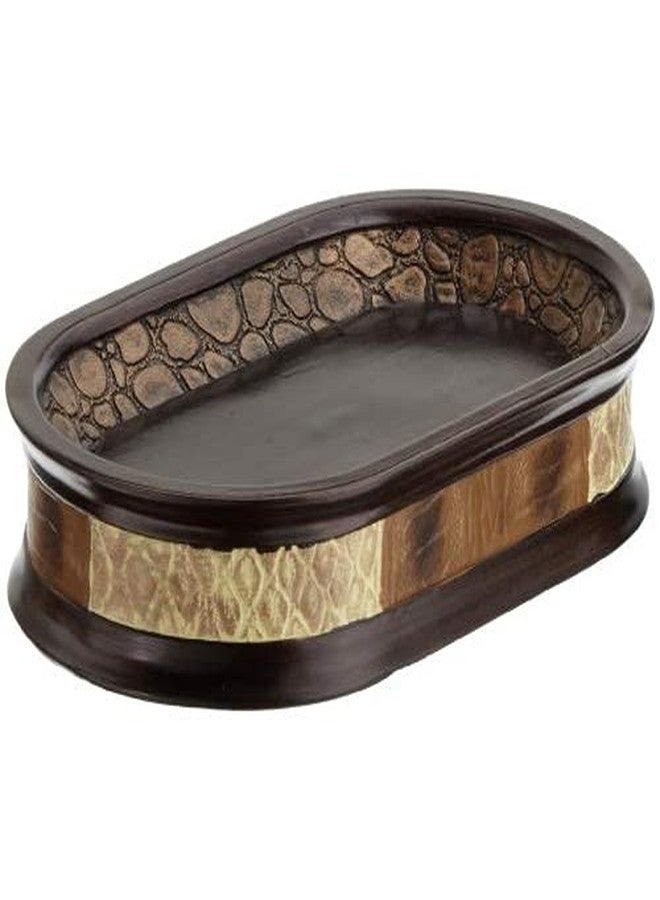 Popular Bath 4pc Zambia Stylish Bathroom Accessories Set Soap Pump, Tumbler, Tooth Brush Holder and Soap Dish Modern Classic Luxury Contemporary Decor Unique Design Animal Western Bath Set - Image 2