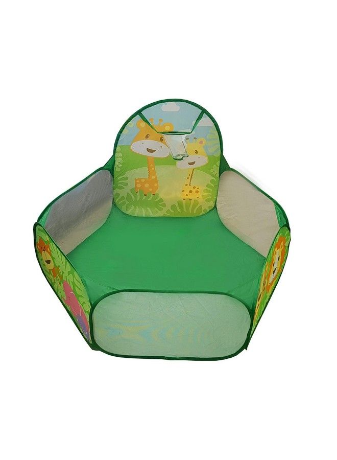 Magicwand Large Size Polyster Multi Colored Jungle Theme Pop Up Activity Ball Pool【Age Up To 3 Yrs】【Without Balls】 - Image 4