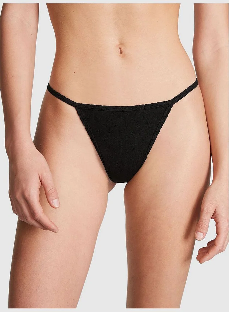 PINK Cotton V-String Panty