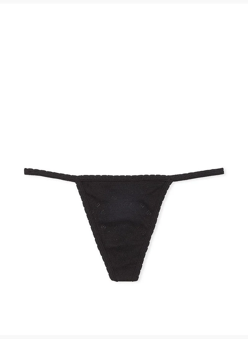 PINK Cotton V-String Panty