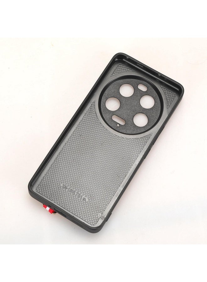 HuHa Case Cover For Xiaomi 13 Ultra Wristband Leather Back Phone Case(Black) - Image 3