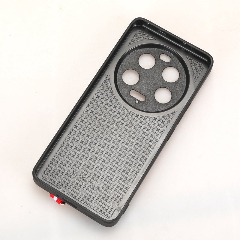 HuHa Case Cover For Xiaomi 13 Ultra Wristband Leather Back Phone Case(Black) - Image 3