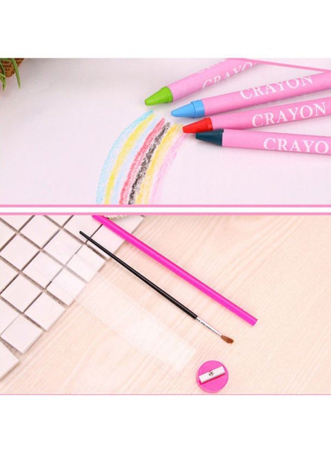 24 Colour Environmental Protection Non Wood Erasable Lead Pink/Green/Blue - Image 4