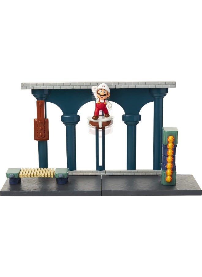 Jakks Pacific Nintendo 2.5" Lava Castle Playset  - Image 2