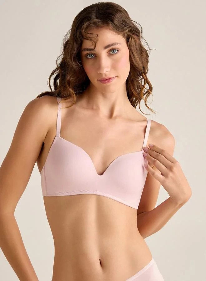 Splash FAV  Non-Wired Plunge Bra Pack - 2 for Women | Best Price UAE