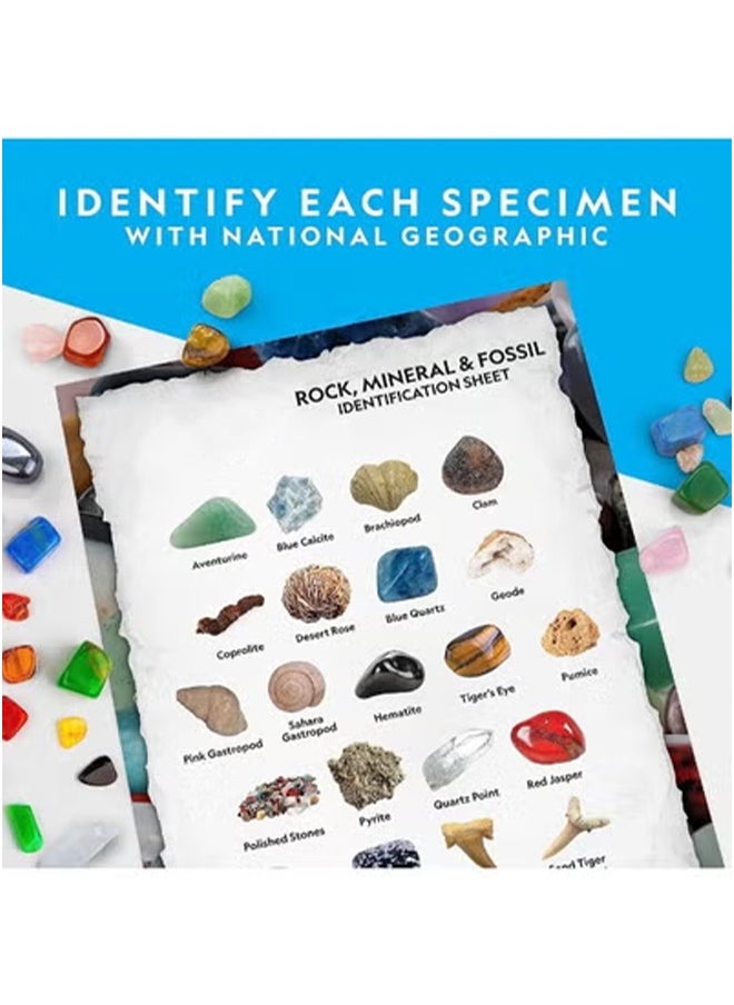 Rocks And Fossils Kit 300+ Piece Set Gift For Kids  - Image 3