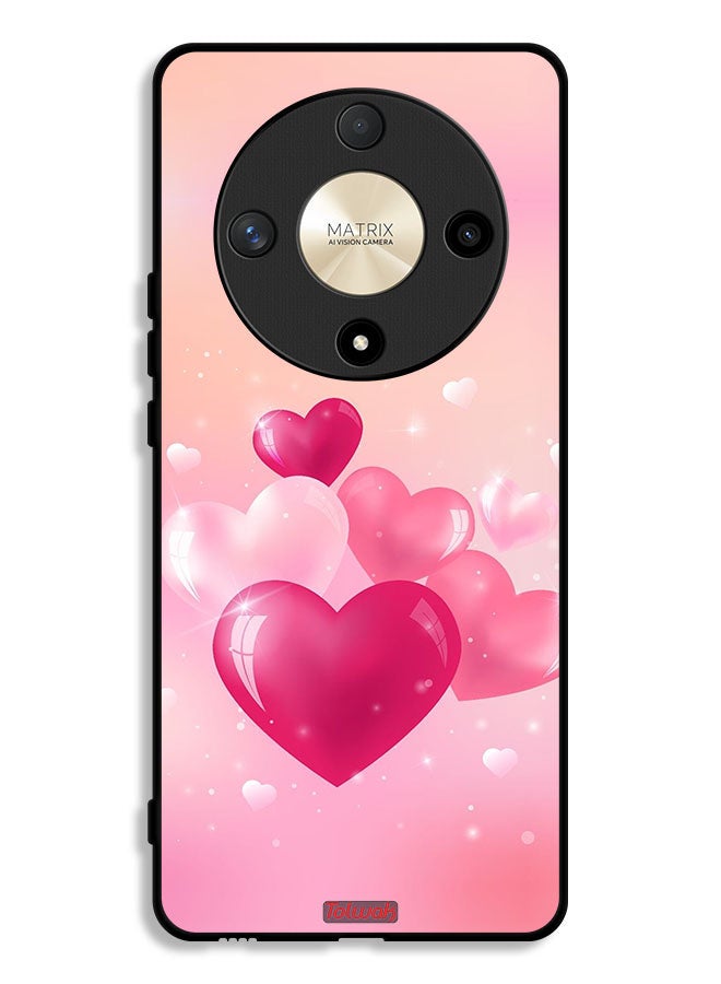 Tolwak Honor X9b Protective Case Cover Beautiful Hearts Art - Image 1