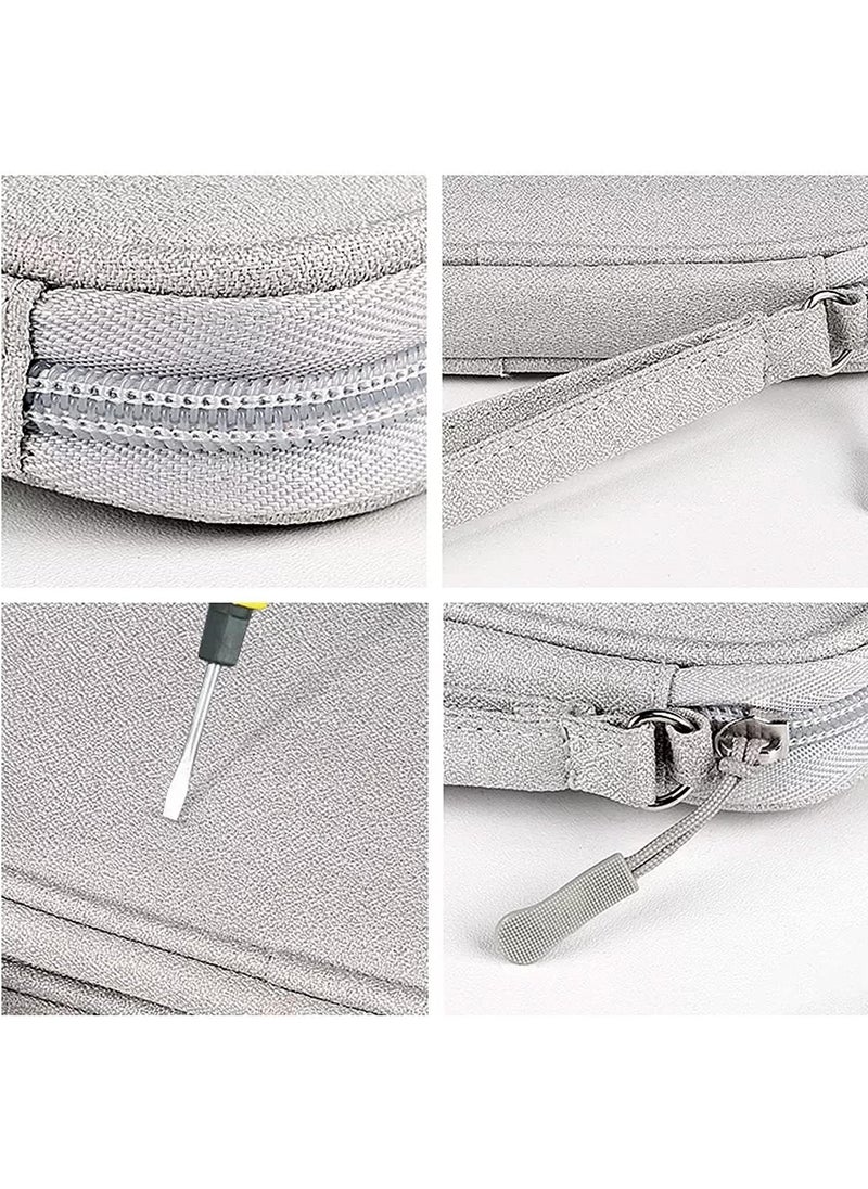 Swift Electronic Accessories Bag, Digital Gadget Organizer Case, Travel Gear Storage Carrying Sleeve Pouch for Cable, USB, Earphones, Portable Hard Drives, Power Banks, Adapters or Camera Accessories Grey  - Image 3