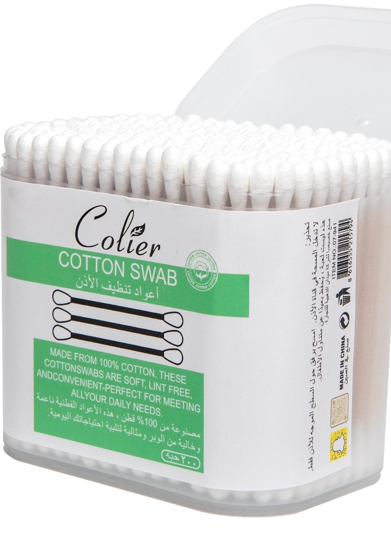 200 PCS Cotton Swab Made From 100% Cotton  - Image 2