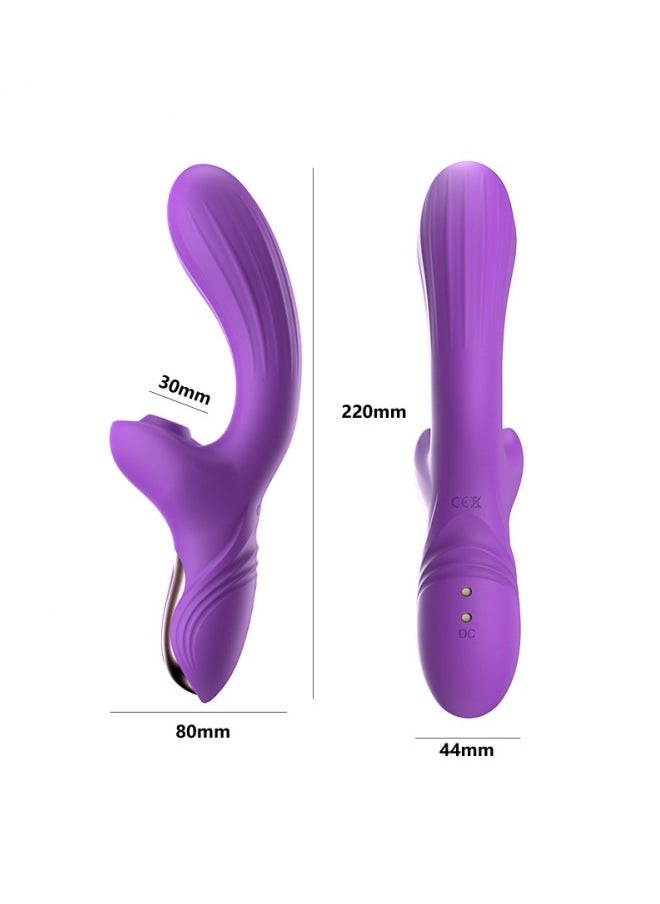 Generic - Handheld Vibrating Massager with Multiple Vibration and Sucking Modes - Image 1