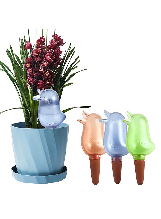 3 Pack Self Watering Spikes, Indoor Plant Watering Globes, Bird Shape Automatic Irrigation Spikes,Plant Watering Devices - Image 1