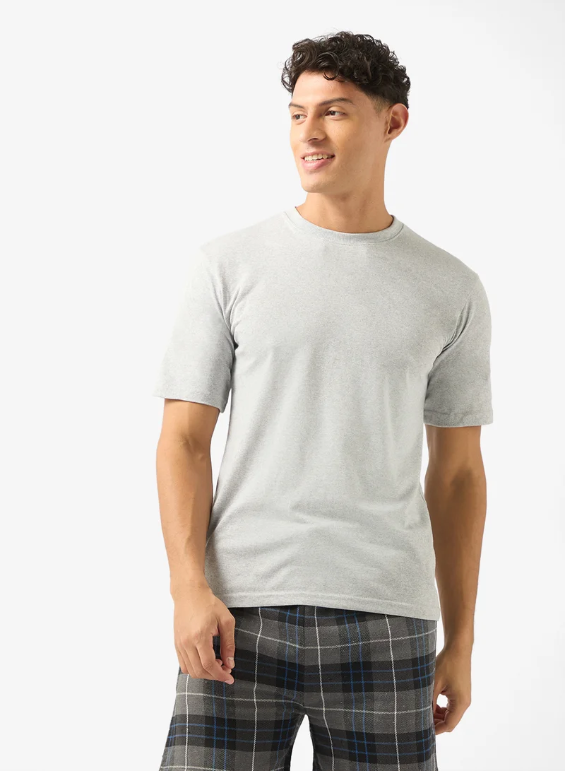 Seventy Five  Nightwear T-Shirt & Shorts Set for Men | Best Price UAE