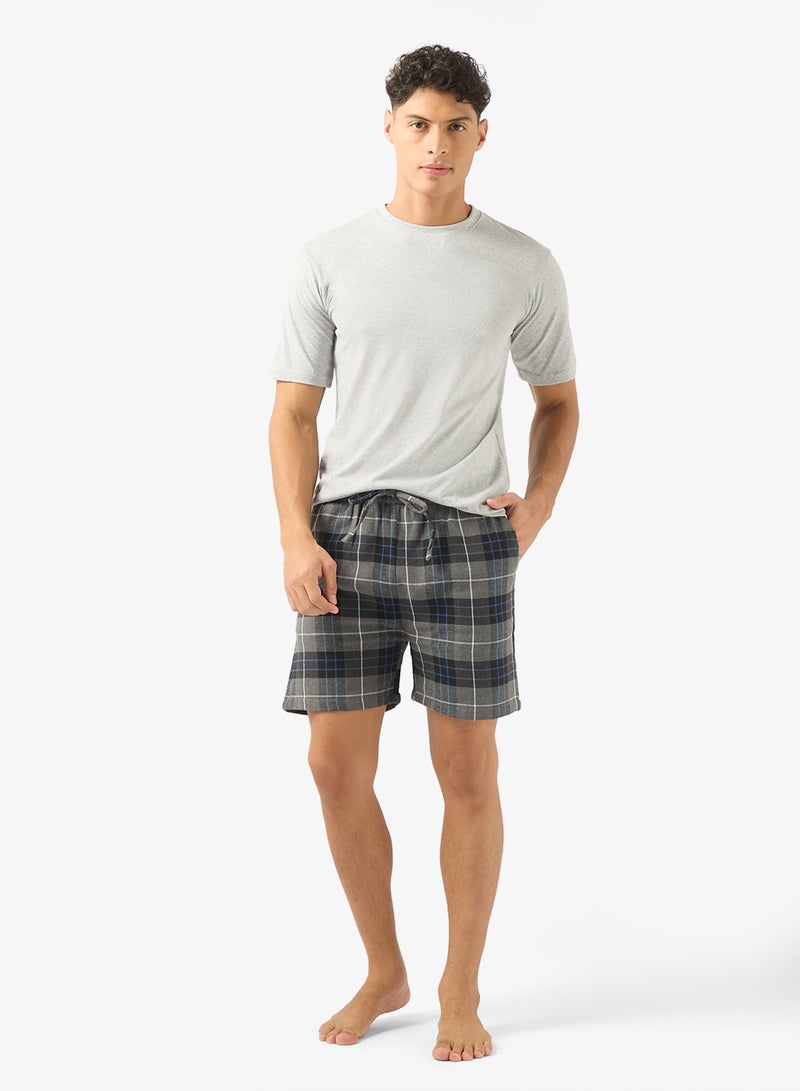 سفنتي فايف طقم بيجامة تي شيرت وشورت - Image 1