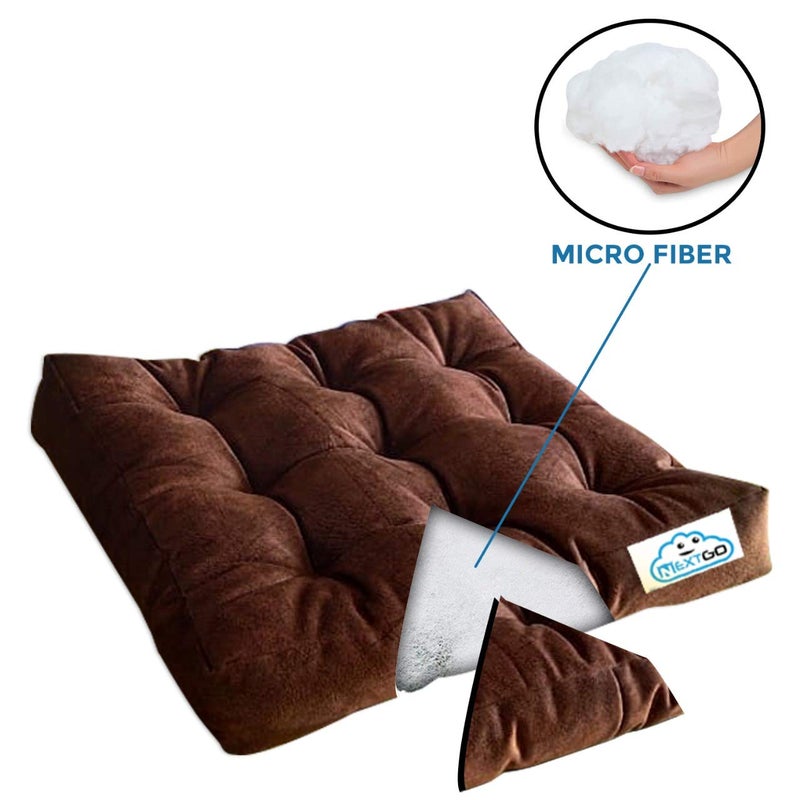 coca industries Next GO Sweat Leather Full Chair Size Sitting Cushion pad for Hip and Back supprt L20XB20XH25 - Image 4