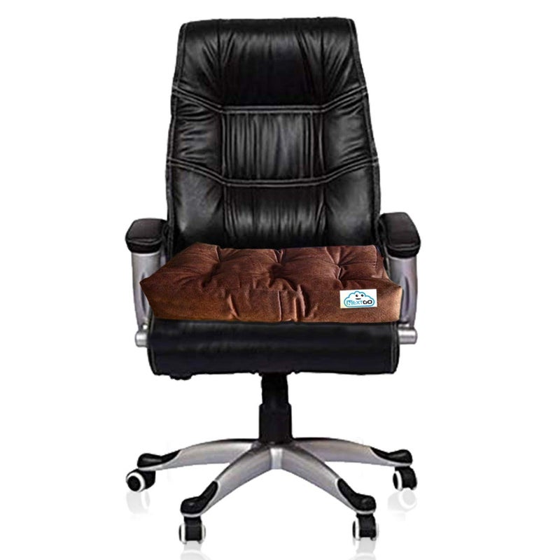 coca industries Next GO Sweat Leather Full Chair Size Sitting Cushion pad for Hip and Back supprt L20XB20XH25 - Image 2