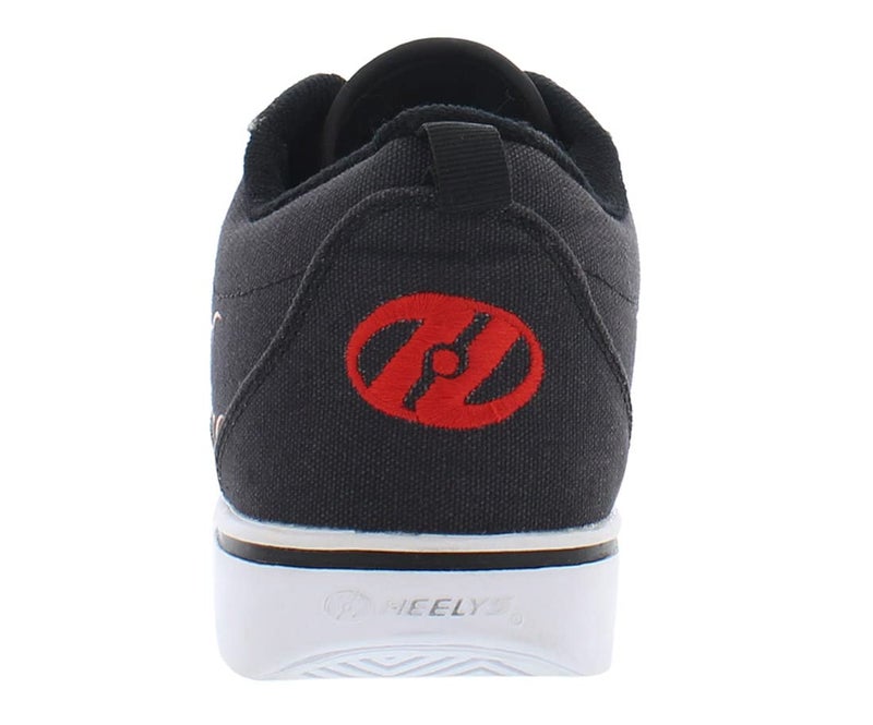 HEELYS Pro 20 Prints Skate Shoe for Adult, Little,and Big Kids - Breathable Microfiber Lining, Padded Footbed, and Long-Lasting Footwear Black/Red Flames 5 Big Kid (Men's 5) M - Image 4