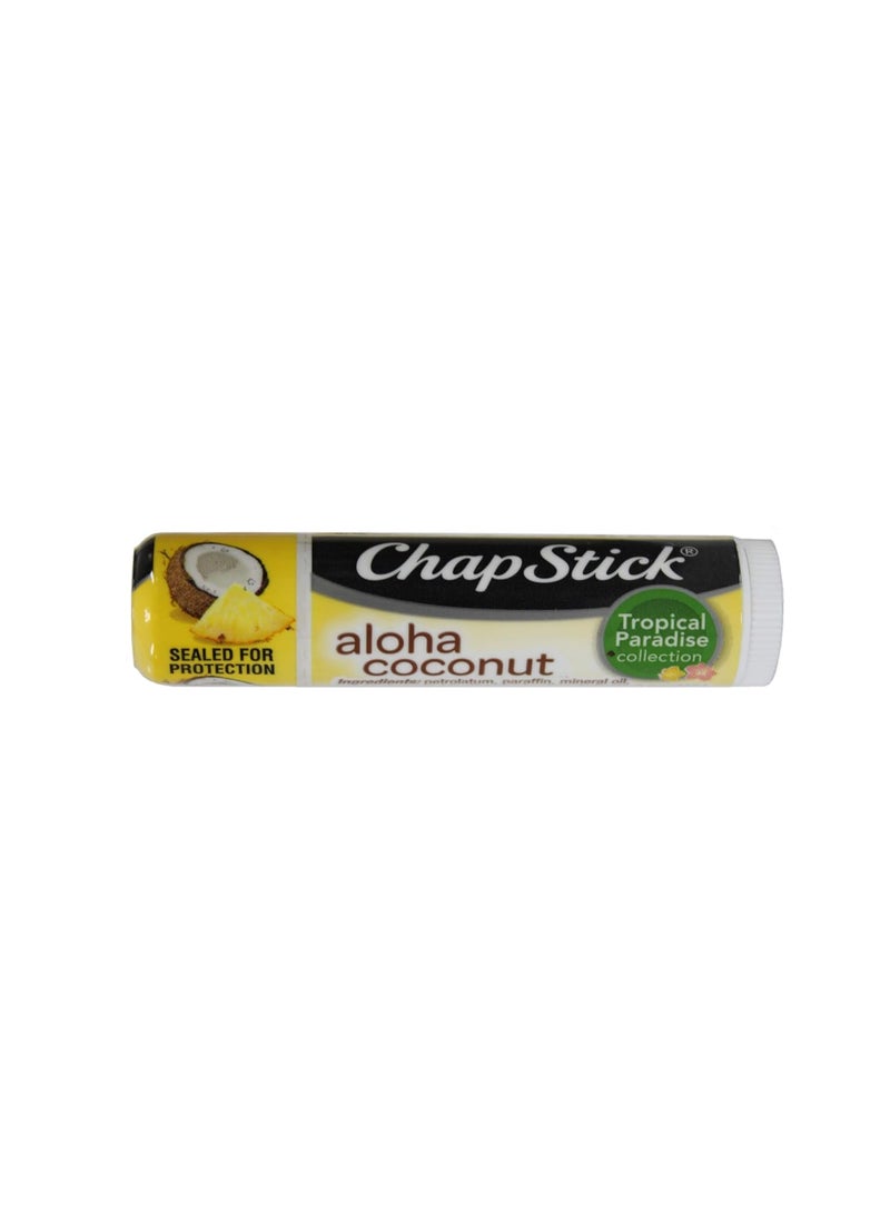 chapstick - Chapstick Aloha Coconut Flavored Lip Balm 015 oz - Image 1