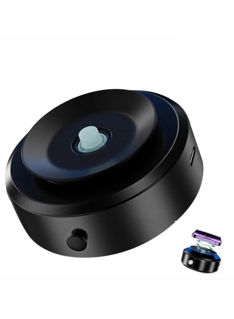 Concretization 【Strong Magnetic Black Technology Mobile Phone Holder】Car and household dual-use, black, 360° rotation, universal suction cup vacuum adsorption is super stable, universal and multi-scene - Image 1