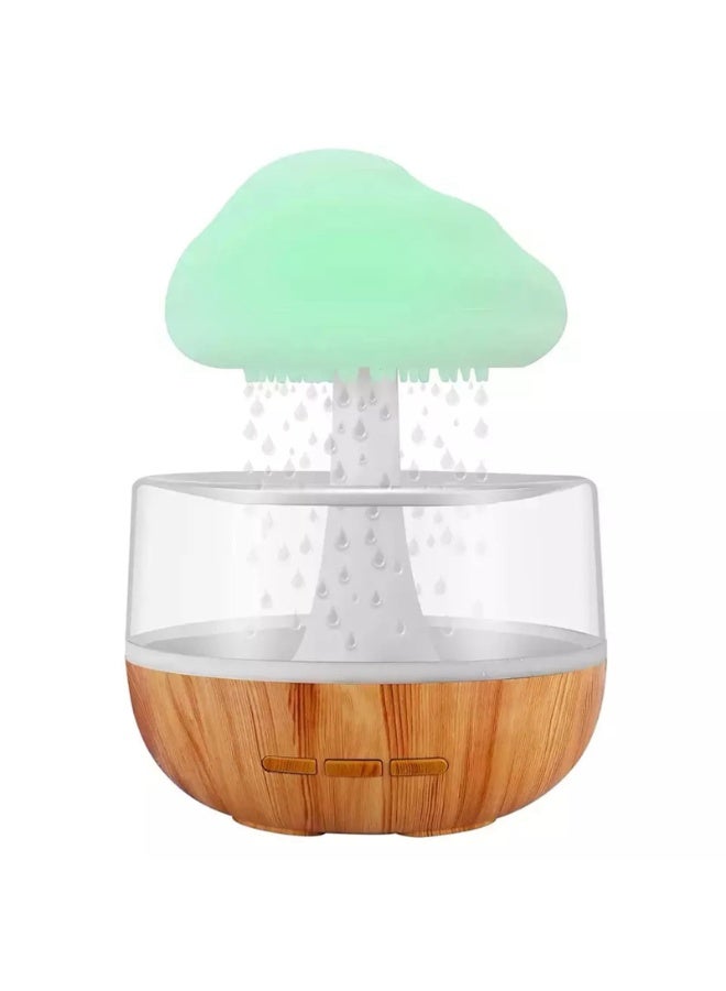 Rain Cloud Humidifier with Water Drip Effect and 7 Color LED Night Light Cute Rainfall Essential Oil Diffuser Cool Mist Air Humidifier for Bedroom Bedside and Home Decor - Image 2
