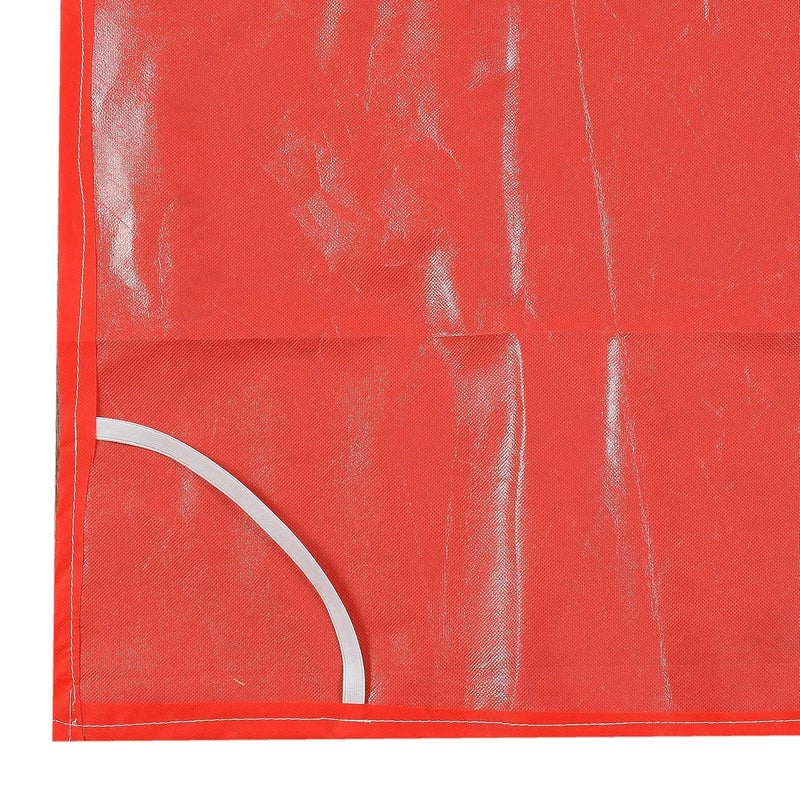 DFH DFH Waterproof King Size Mattress Protector Sheet with Elastic StrapsRed Size 78x72fits for 12 Mattress PVC  - Image 3