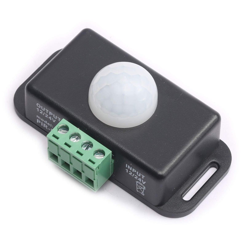 DEVMO Automatic DC 12V-24V 8A Infrared PIR Motion Sensor Switch for LED Light Stylish - Image 1