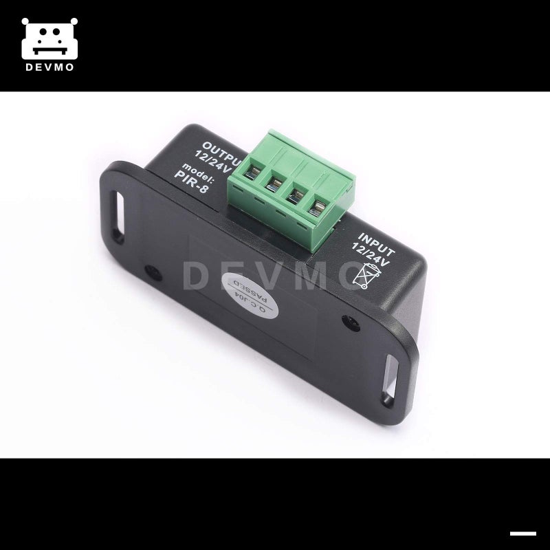 DEVMO Automatic DC 12V-24V 8A Infrared PIR Motion Sensor Switch for LED Light Stylish - Image 4