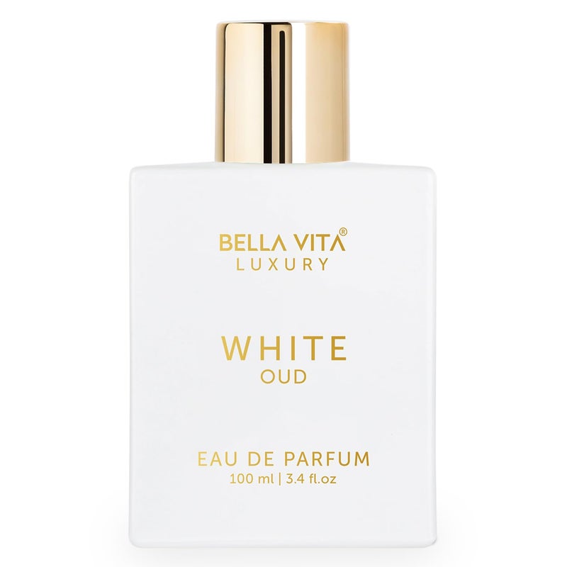 Bella Vita Luxury BellaVita Luxury White OUD Unisex Perfume 100Ml | Premium Arabic Men and Women Perfumes | Notes of Artemisia, Musk, Oud Vetiver and Freesias | Exquisite Unisex Arabian Perfume for Women & Men - Image 1