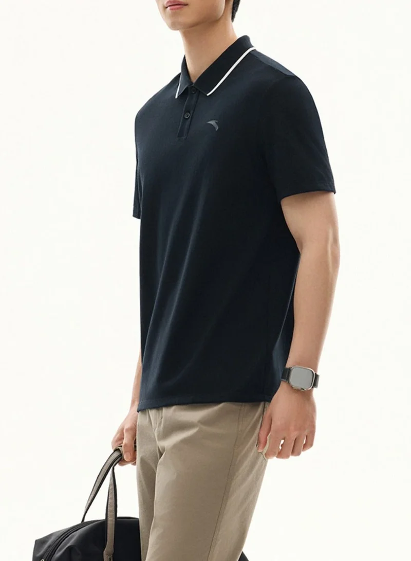 ANTA Men's Regular Fit Workout Training Commute Short Sleeve Polo
