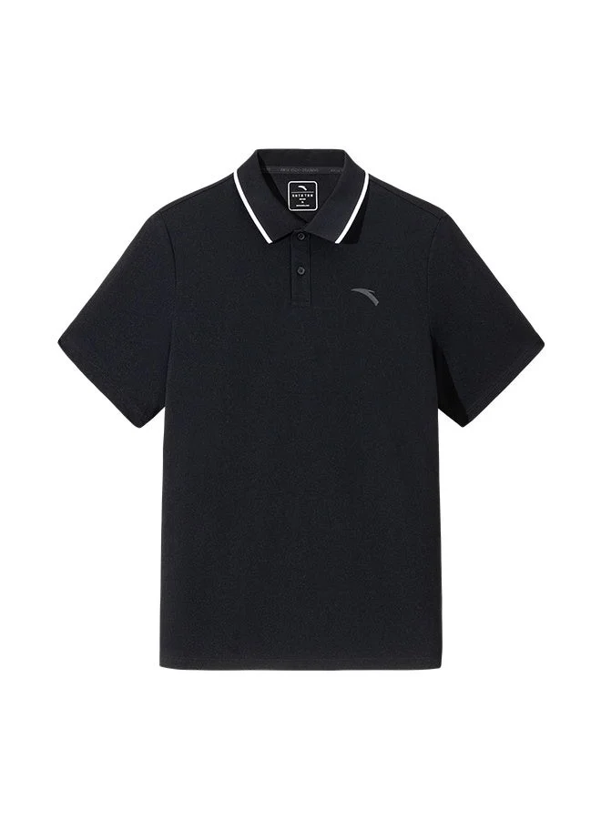 ANTA Men's Regular Fit Workout Training Commute Short Sleeve Polo